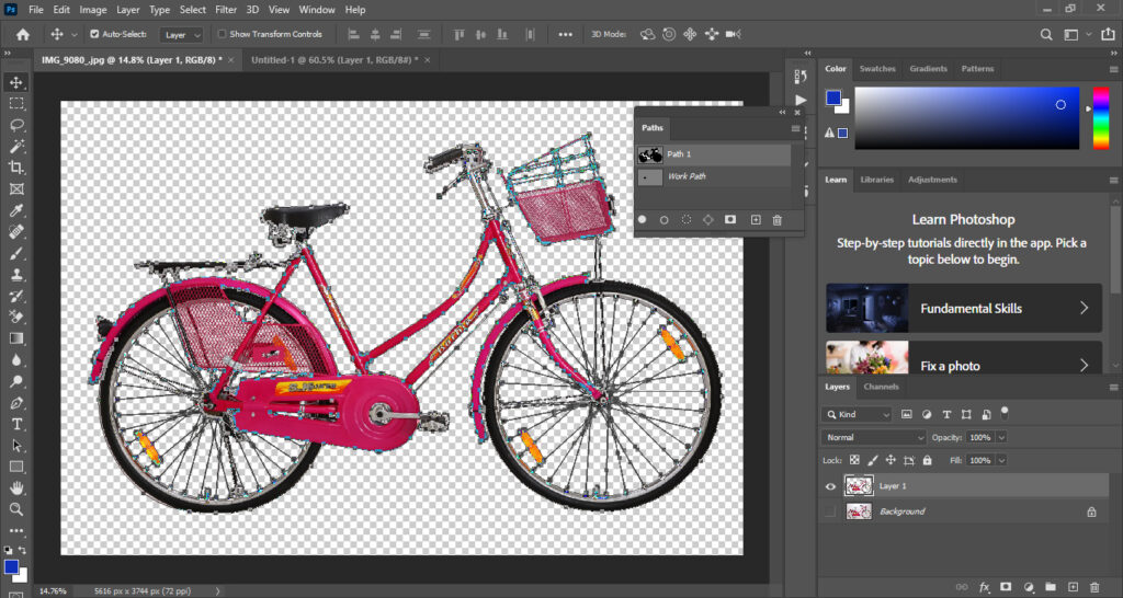 Image Clipping path